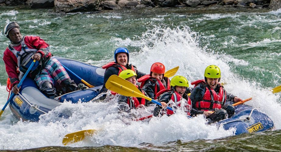 Optioneel raften Sjoa rivier